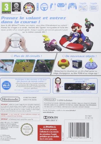 Jeu vidéo - Nintendo - Mario Kart - Edition Selects - Wii - Mode en ligne disponible - vue 2