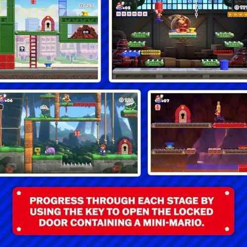 Jeu vidéo - NINTENDO - Mario vs. Donkey Kong - 1-2 joueurs - Plateforme - Switch - vue 5
