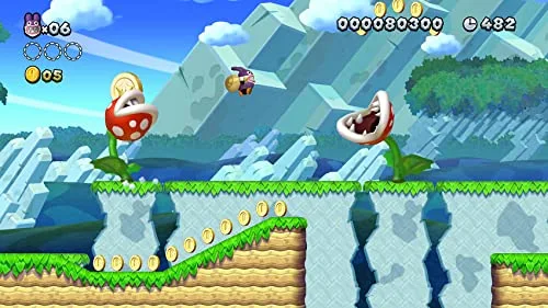 Jeu vidéo - Nintendo - NEW SUPER MARIO BROS. U DELUXE - 4 joueurs - Nintendo Switch - Action/Aventure - vue 5