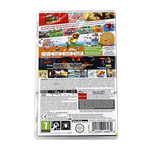 Jeu vidéo - Nintendo - Super Mario 3D World + Bowsers Fury - Action - 2 joueurs - Switch - vue 2