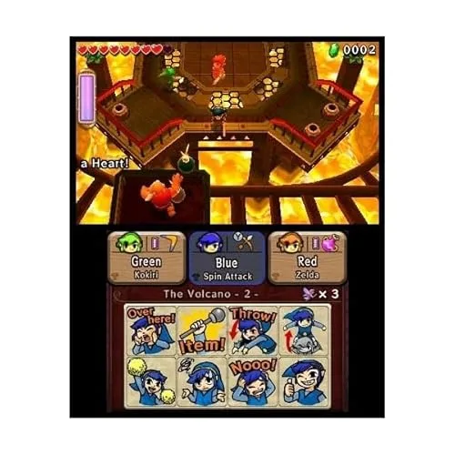 Jeu vidéo - Nintendo - The Legend of Zelda: Tri Force Heroes - Action - Aventure - 3DS - vue 2