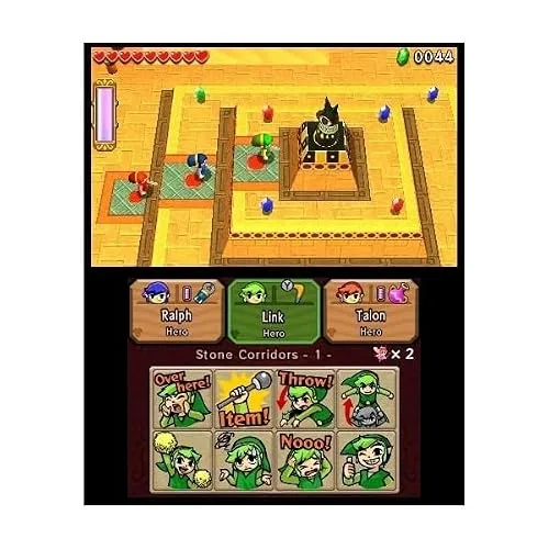 Jeu vidéo - Nintendo - The Legend of Zelda: Tri Force Heroes - Action - Aventure - 3DS - vue 3