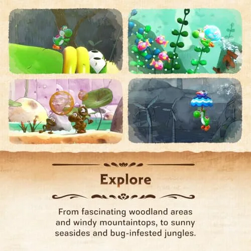 Jeu vidéo - NINTENDO - Yoshi and the Mysterious Book - Switch 2 - Plateforme Nintendo Switch - Jeu Switch - vue 6