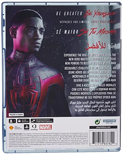 Jeu vidéo PlayStation 5 Sony SPIDERMAN MILES MORALES - vue 2