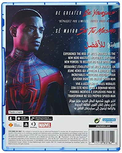 Jeu vidéo PlayStation 5 Sony SPIDERMAN MILES MORALES - vue 3