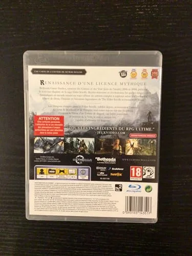 Jeu vidéo PS3 - BETHESDA - The Elder Scrolls V : Skyrim - Essentials - Jeu de rôle - Blu‑Ray - PEGI 18+ - vue 3