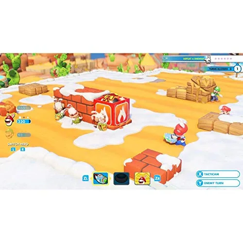 Jeu Vidéo - Ubisoft - Mario + Rabbids Kingdom Battle Gold Ed. - 1-2 joueurs - Nintendo Switch - PEGI 7+ - vue 4