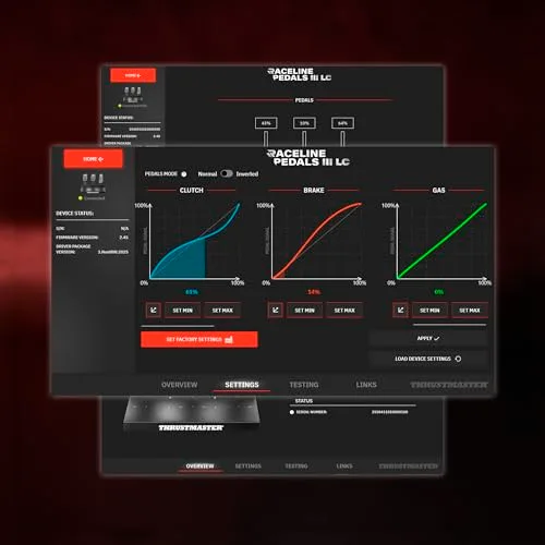 Kit pédalier complet - THRUSTMASTER - Raceline LC upgrade WW - Multiplatforme - 100% métal - Entièrement modulaire - vue 9