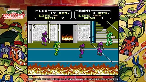 Teenage Mutant Ninja Turtles: The Cowabunga Collection PS4 - vue 2