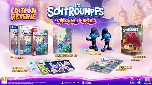 Les Schtroumpfs : L'Épopée des Rêves Rêverie Édition PS5 - vue 2