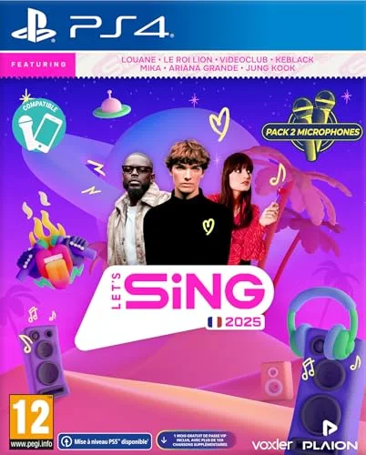 Let's Sing 2025 2 Micros PS4