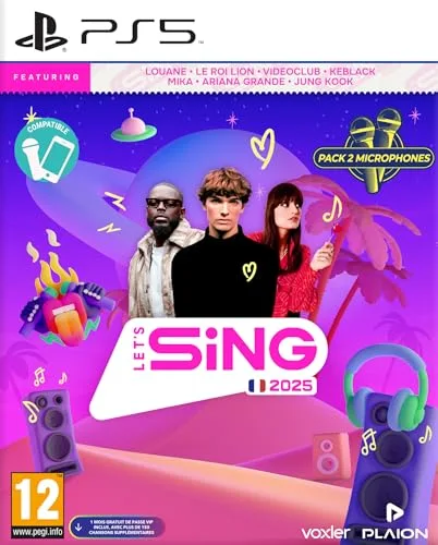 Let's Sing 2025 + 2 Micros PS5