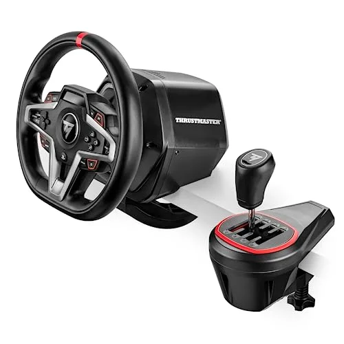 Levier de vitesses - THRUSTMASTER TH8S Noir et Rouge - vue 3