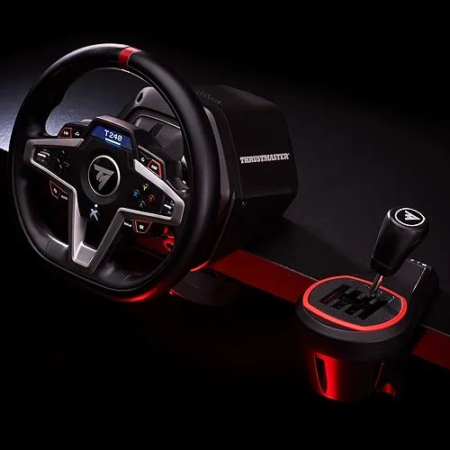 Levier de vitesses - THRUSTMASTER TH8S Noir et Rouge - vue 8