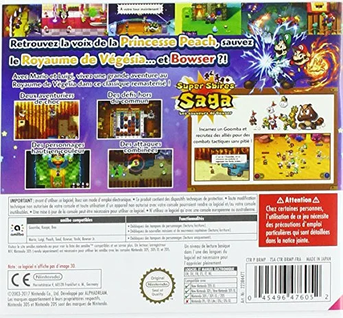 Mario & Luigi : Superstar Saga + Les sbires de Bowser Jeu 3DS - vue 2