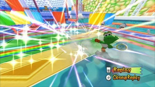 Mario Power Tennis Selects Jeu Wii - vue 2