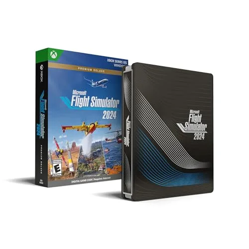 Microsoft Flight Simulator 2024 Premium Deluxe SteelBook Xbox Series X