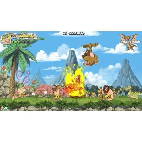 New Joe & Mac: Caveman Ninja T-Rex Edition PS4 - vue 4
