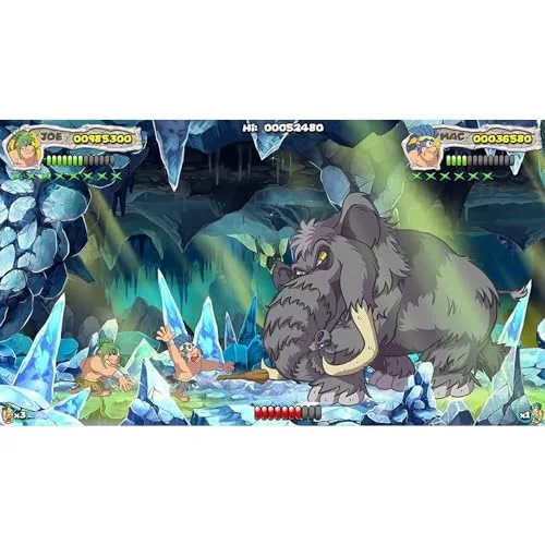 New Joe & Mac: Caveman Ninja T-Rex Edition PS4 - vue 5