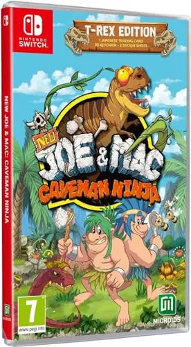 New Joe & Mac: Caveman Ninja T-Rex Edition Switch