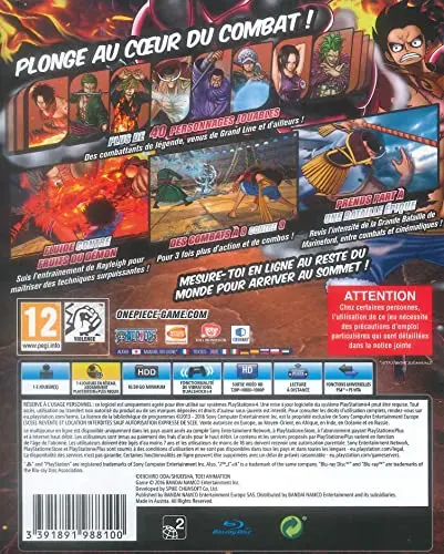 One Piece Burning Blood Jeu PS4 - vue 2
