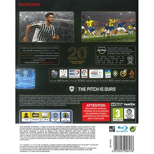Pro Evolution Soccer 2016 Day 1 Edition PS3 - vue 2
