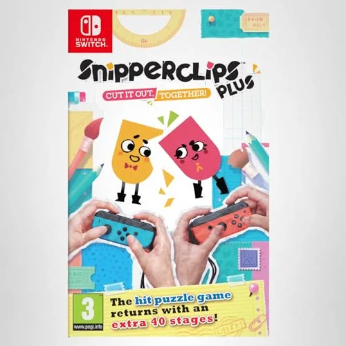 SNIPPER CLIPS PLUS: CUT IT OUT TOGETHER! (NINTENDO SWITCH) [UK IMPORT] - vue 2