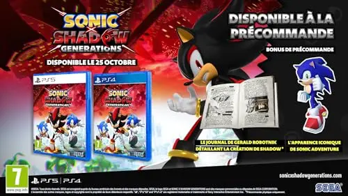 Sonic X Shadow Generations PS5 - vue 2