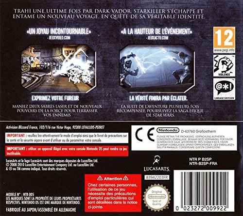 STAR WARS LE POUVOIR DE LA FORCE 2 / DS - vue 3