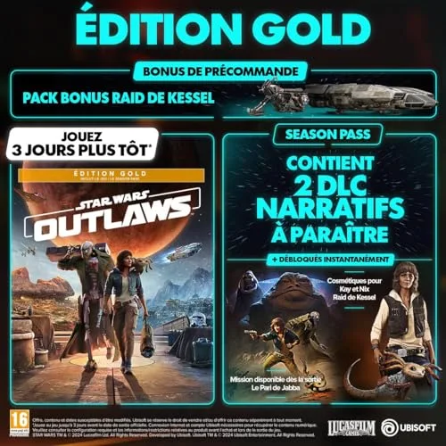 Star Wars : Outlaws - Jeu PS5 - Edition Gold - vue 2