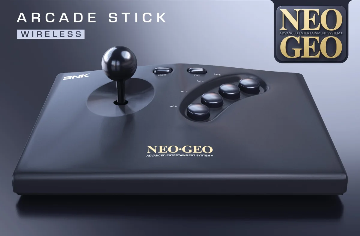 NEOGEO AES+ Arcade Stick Noir Neo Geo AES+