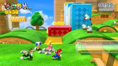 Super Mario 3D World Jeu Wii U - vue 2