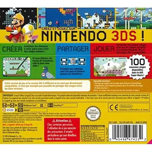 Super Mario Maker for Nintendo 3DS Jeu 3DS - vue 3