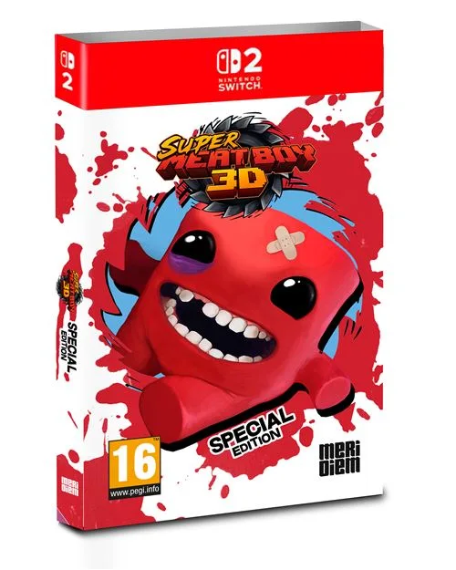 Meridiem Games Super Meat Boy 3D Special Edition Switch 2