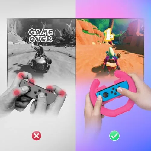 Pack de 4 volants de course Oniverse Switch 2 - vue 4