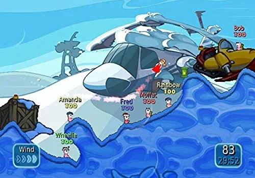Worms Battle Islands Wii - vue 5