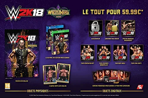 WWE 2K18 WrestleMania Edition PS4 - vue 2
