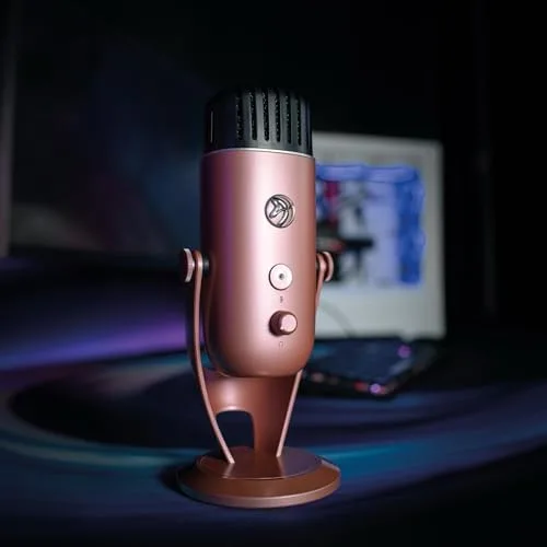 Arozzi Colonna Microphone Rose Or - vue 2