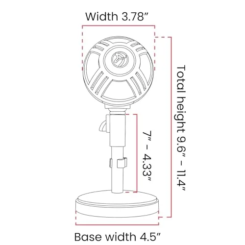 Arozzi Sfera Microphone Chrome - vue 2