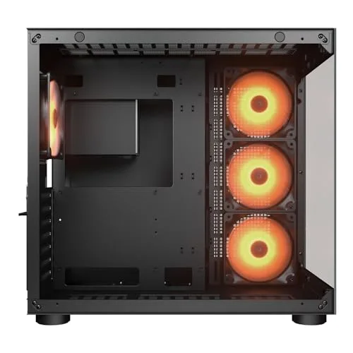Cougar FV150 RGB Noir, boîtier aquarium ATX - vue 4