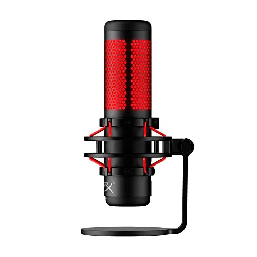 HyperX QuadCast rouge - vue 2