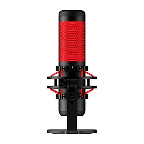 HyperX QuadCast rouge - vue 3