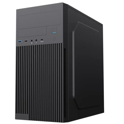 ITEK PILOT Z23 Lite Case PC Mini Tower Nero 23L 500W USB 3.0 Type-C micro ATX - vue 3