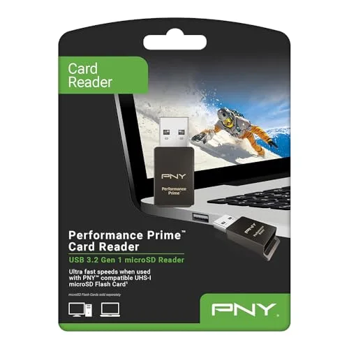 Lecteur de carte micro-SD - PNY - P-CRUAUSDDG3CPPR-GE - Prime USB 3.2 - Compatible universel - Haute performance - vue 7
