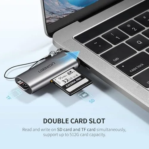 UGREEN Lecteur de cartes USB-C aluminium SD/microSD - vue 3