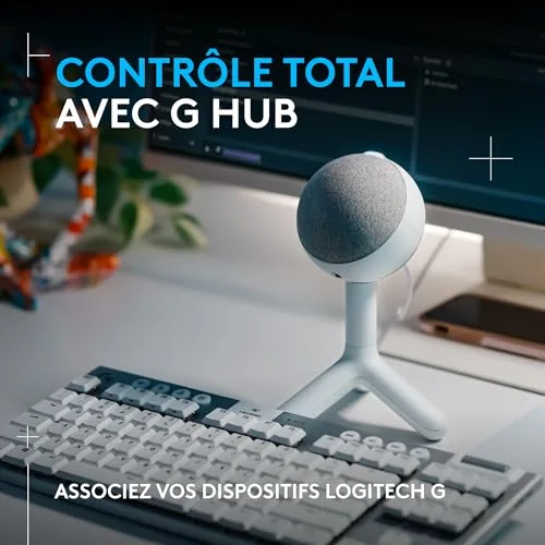 Logitech G Yeti Orb Blanc - vue 6