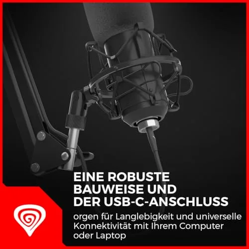 Mic microphone GENESIS Radium 400 G2 USB - vue 3
