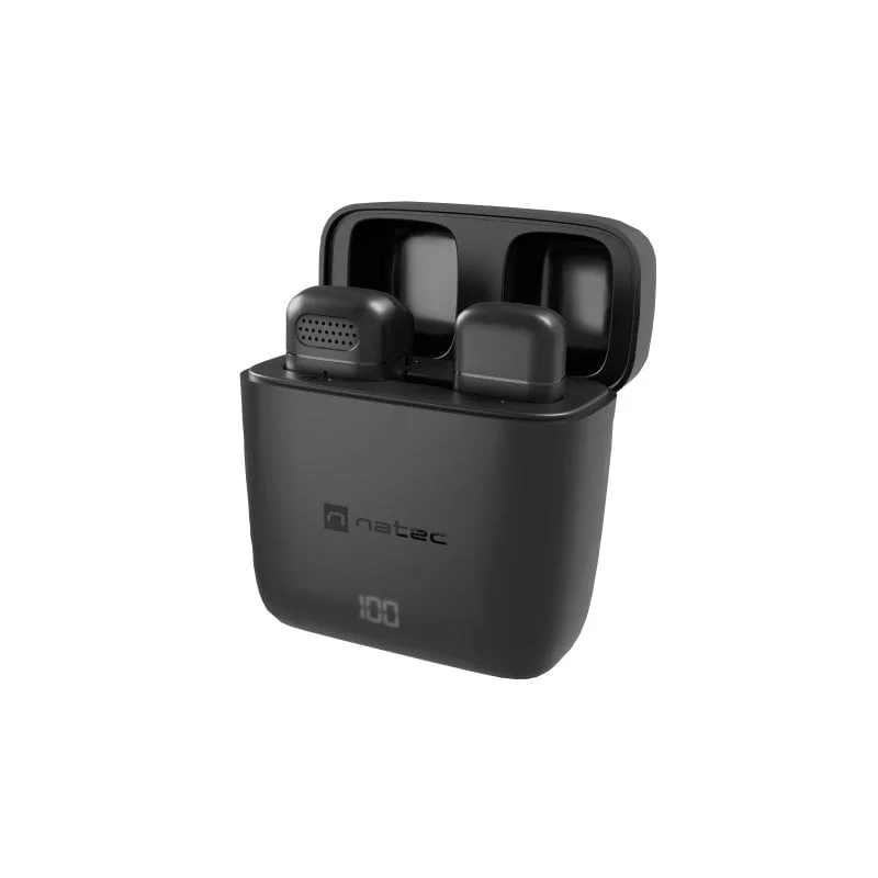 Microphone cravate sans fil Natec Hopper SNR 65 dB