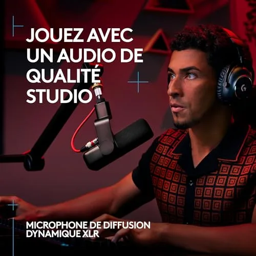 Logitech G Yeti Studio XLR dynamique supercardioïde - vue 2