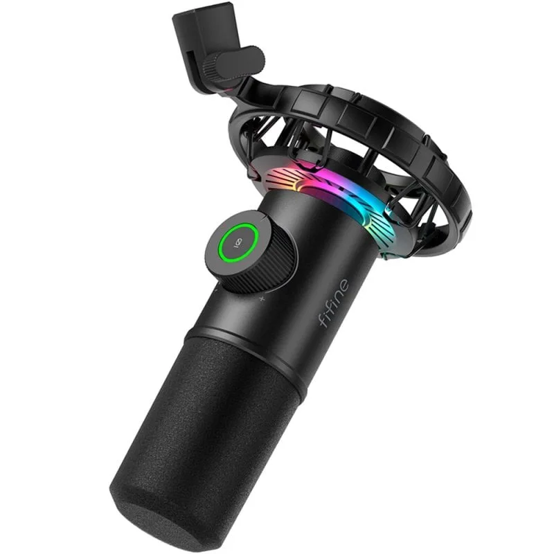 Microphone Fifine K658 USB-C Dynamique RGB
